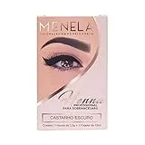 Menela Kit Henna Para Sobrancelhas 2,5g Castanho Escuro