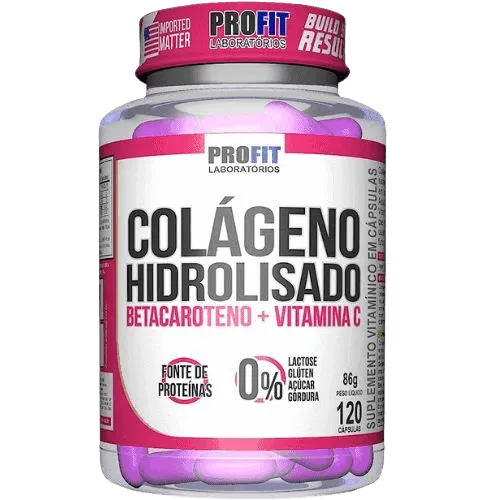 Colageno Hidrolisado 120 Cápsulas - Profit