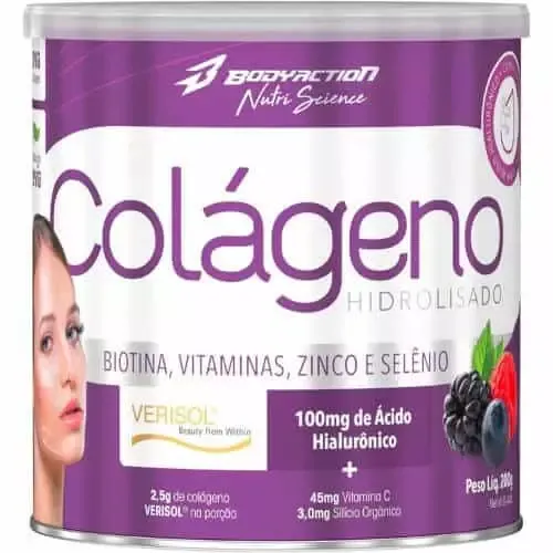 Colágeno Verisol Hidrolisado com Ácido Hialurônico - Bodyaction