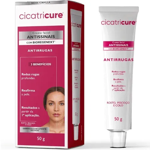 Creme Facial Antirrugas Antissinais BIOREGENEXT - Cicatricure