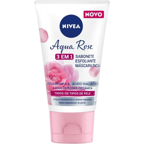Esfoliante Aqua Rose 3 Em 1 - Nivea