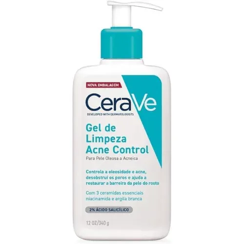 Gel de Limpeza Acne Control com Niacinamida e Ácido Salicílico - Cerave