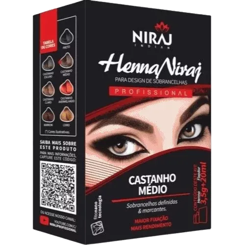 Henna Para Sobrancelha - Niraj