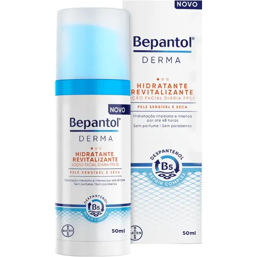 Hidratante Facial Diário Revitalizante FPS 25 - Bepantol Derma
