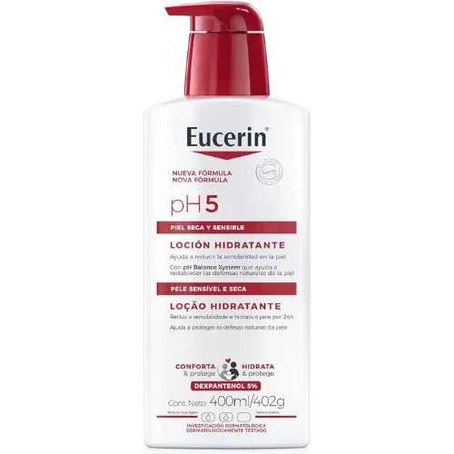 Loção Hidratante Corporal pH5 Dexpantenol e Glicerina - Eucerin