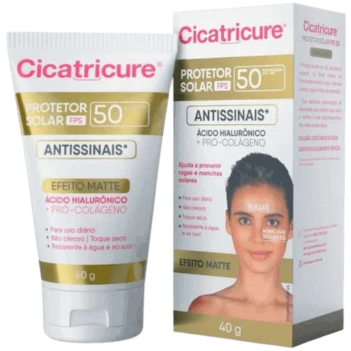 Protetor Solar Antissinais Efeito Matte FPS 50 - Cicatricure