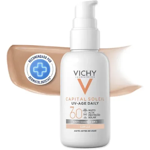 Protetor Solar Facial Capital Soleil UV-Age Daily FPS 60 - Vichy
