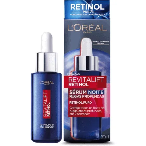 Sérum Facial Antirrugas Revitalift Retinol Noturno - L'Oréal Paris